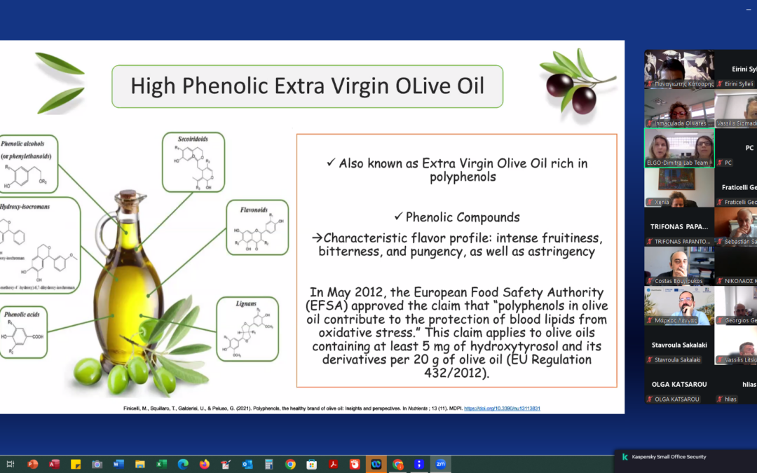 Presentation of an innovative method using machine learning for the verification of the authenticity of monovarietal extra virgin olive oils_ Peer Learning Event – 24/04/2026